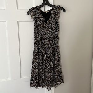 Loft floral print work dress